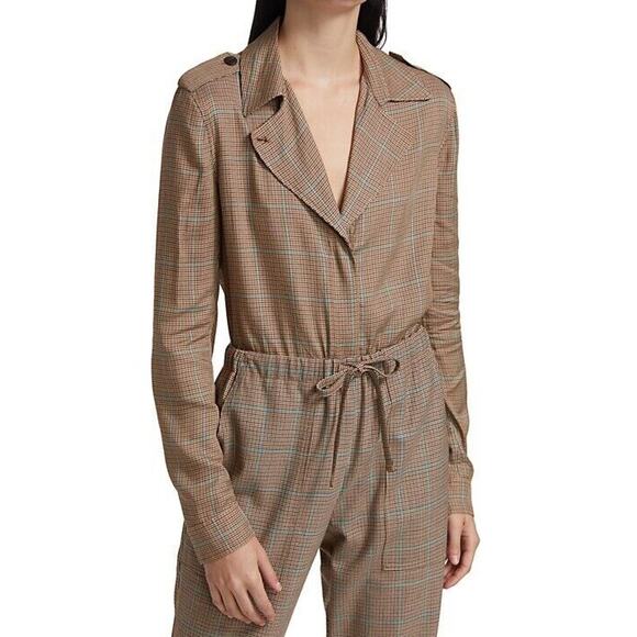 rag & bone Other - Rag & bone NWT Women's Tan Multi Field Plaid Shirt Size S